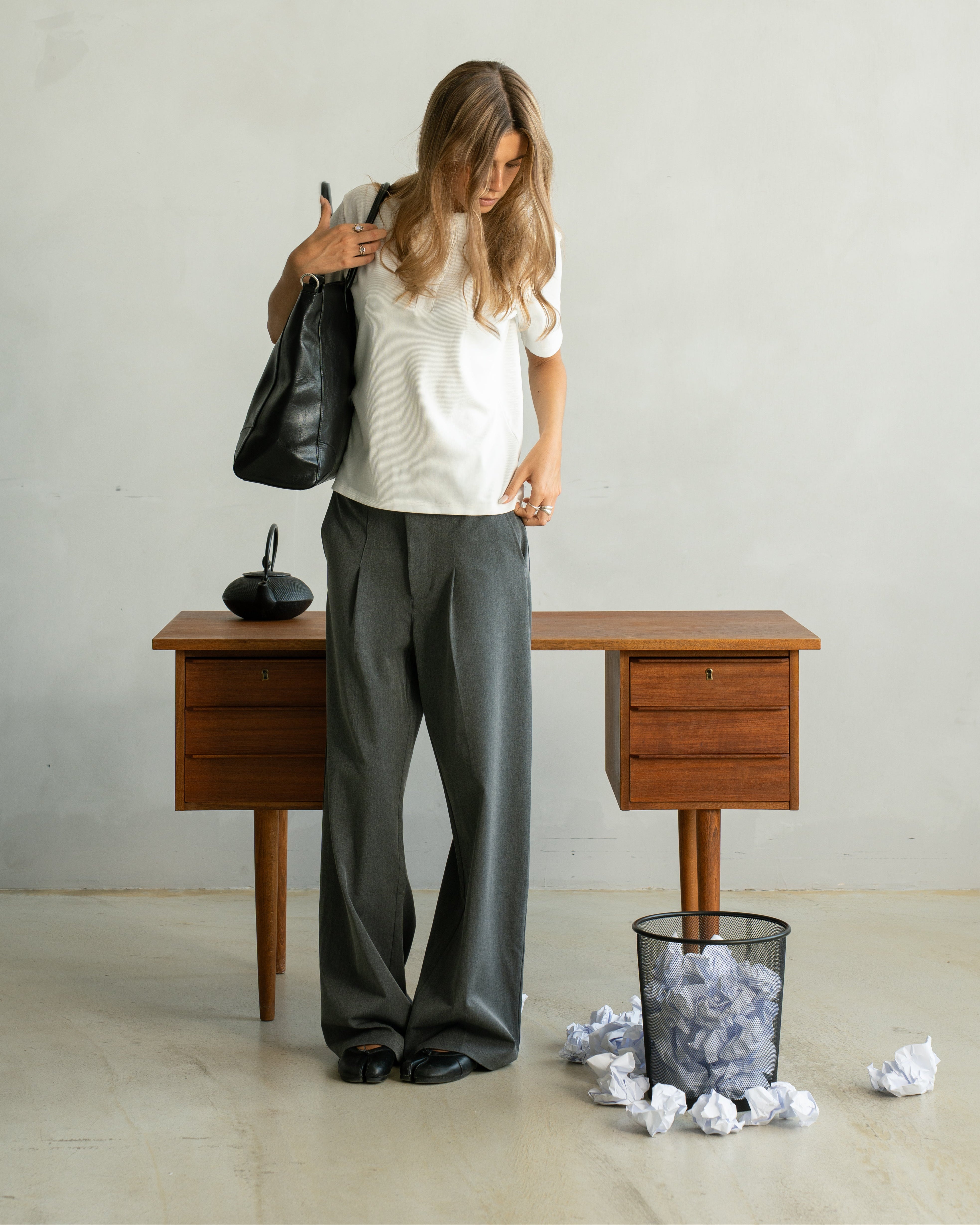 Baggy Suitpants Gray